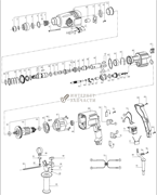 Переключатель перфоратора Redverg RD-RH750-19 6646842_RD