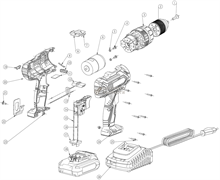 Аккумулятор шуруповёрта Redverg RD-RH14.4-54 6644504_RD