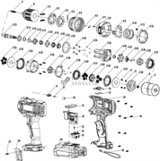 Клавиша переключателя шуруповёрта Redverg RD-ISD18V-11 6651304_RD