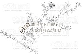 Двигатель  снегоуборщика Sturm STG5965 №45 STG5965-45