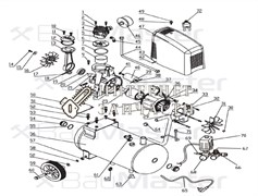 Вентилятор  компрессора BAUMASTER AC-9424LX-16 AC-9424LX-16