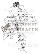 Ротор и статор в сборе генератора BauMaster PG-8715X-1-39N,41N 390406