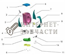 Крышка ручки чайника Galaxy GL0101 390638