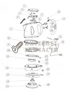 Нижнний коннектор чайника Galaxy GL0220 390812