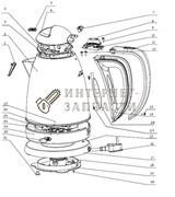 Уплотнительная прокладка уровня воды чайника Galaxy GL0303 390863