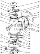 Крышка в сборе чайника Galaxy GL0305 390881