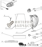 Ручка в сборе чайника Galaxy GL0308 390915
