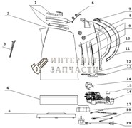 Нижний коннектор чайника Galaxy GL0309 390918