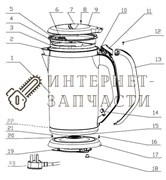 Выключатель чайника Galaxy GL0318 390996