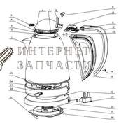 Подставка в сборе  чайника Galaxy GL0321 391027