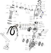Верхний резиновый уплотнитель для  пылесоса Galaxy GL6252 391207