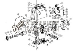 Двигатель  мясорубки Galaxy GL 2408 391450