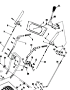 ТРОС ПРИВОДА ШНЕКА СНЕГОУБОРЩИКА REDVERG RD551Q (рис.14) 542220