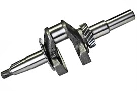 Коленвал двигателя GX200 (цилиндрический вал 20 мм, под шпонку)