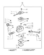 Карбюратор бензопилы EFCO 137 48714