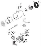 GH9110/12/17-2 кронштейн /BRACKET OF FLAME-PROJECTOR/ STURM GH9110/12/17-2