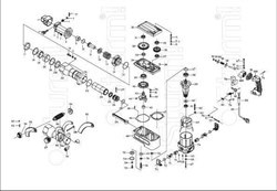 Корпус блока шестерен бетонолома Sturm RH2519P (рис.30) RH2519-30