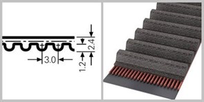 Зубчатый усиленный приводной ремень НТD 300 3М СХР НТD 300 3М СХР