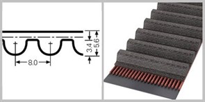 Зубчатый усиленный приводной ремень НТD 1328 8М СХР НТD 1328 8М СХР