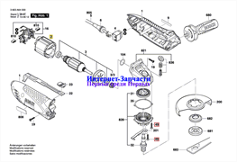 Этикетка типа болгарки Bosch PWS 700-115 (рис.808) 2609002642