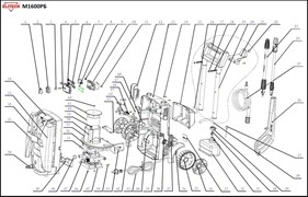 Стопор телскопической трубки минимойки Elitech M1600РБ 0901.021050