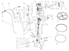 Прижимная планка нижняя затирочной машины GROST ZM 600 107814