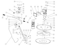 Рукоятка фиксатор затирочной машины GROST ZME6070 18 109528