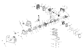Катушка зажигания в сборе генератора FUBAG BS 1000 i №64 QL1000I64