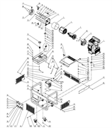 Статор в сборе генератора FUBAG DS 11000 A ES DS №4 204332904002