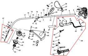 Штанга нижняя CHAMPION T221 с направляющей №17 84409231290100010