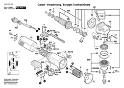 статор 220-230V болгарки Bosch  PWS 13-125 CE / 230 V /EU (3 603 C48 000) рис.2 1604220284-BPT