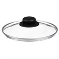 Крышка для сковороды d. 20 см, стеклянная, с металлическим ободком