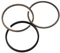 Кольца поршневые 47x3/1,5/1,5-с уклоном (ком-т Зшт.) (маслосъёмное-1 часть) масляного коаксиального компрессора Elitech КПМ 200/24