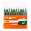 Набор бит PH1х25мм, (20 шт; PH1; 25 мм) с магнитным наконечником Sturm 1270101