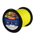 Леска Roundline D 2,4 мм L 400 м (круглая, желтая) 44266 - фото 470561