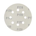 Круг шлифовальный на липучке (125 мм, Р120, 8 отв.) 36651 - фото 471540