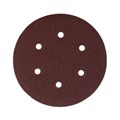 Круг шлифовальный на липучке (150 мм, Р100, 6 отв.) 76091 - фото 471567